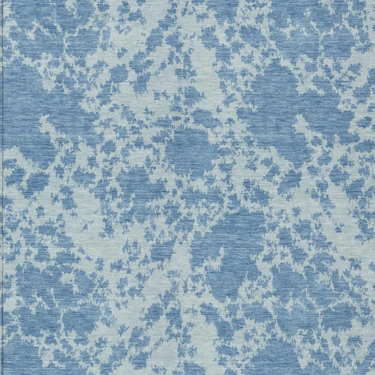 10' X 14' Sky Blue And Blue Abstract Washable Indoor Outdoor Area Rug Homeroots Outdoor