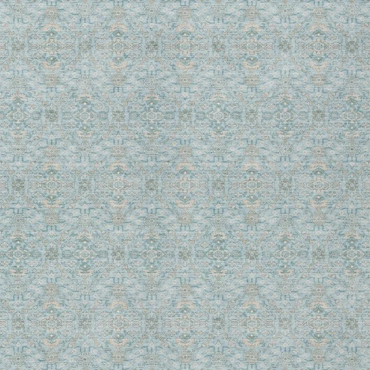 10' X 14' Sky Blue And Blue Oriental Washable Indoor Outdoor Area Rug Homeroots Outdoor