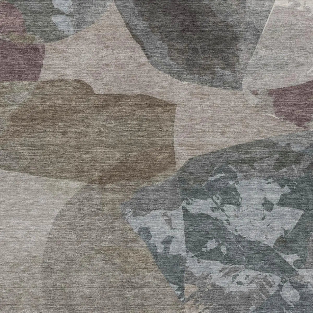 10' X 14' Taupe And Brown Abstract Washable Indoor Outdoor Area Rug Homeroots Outdoor