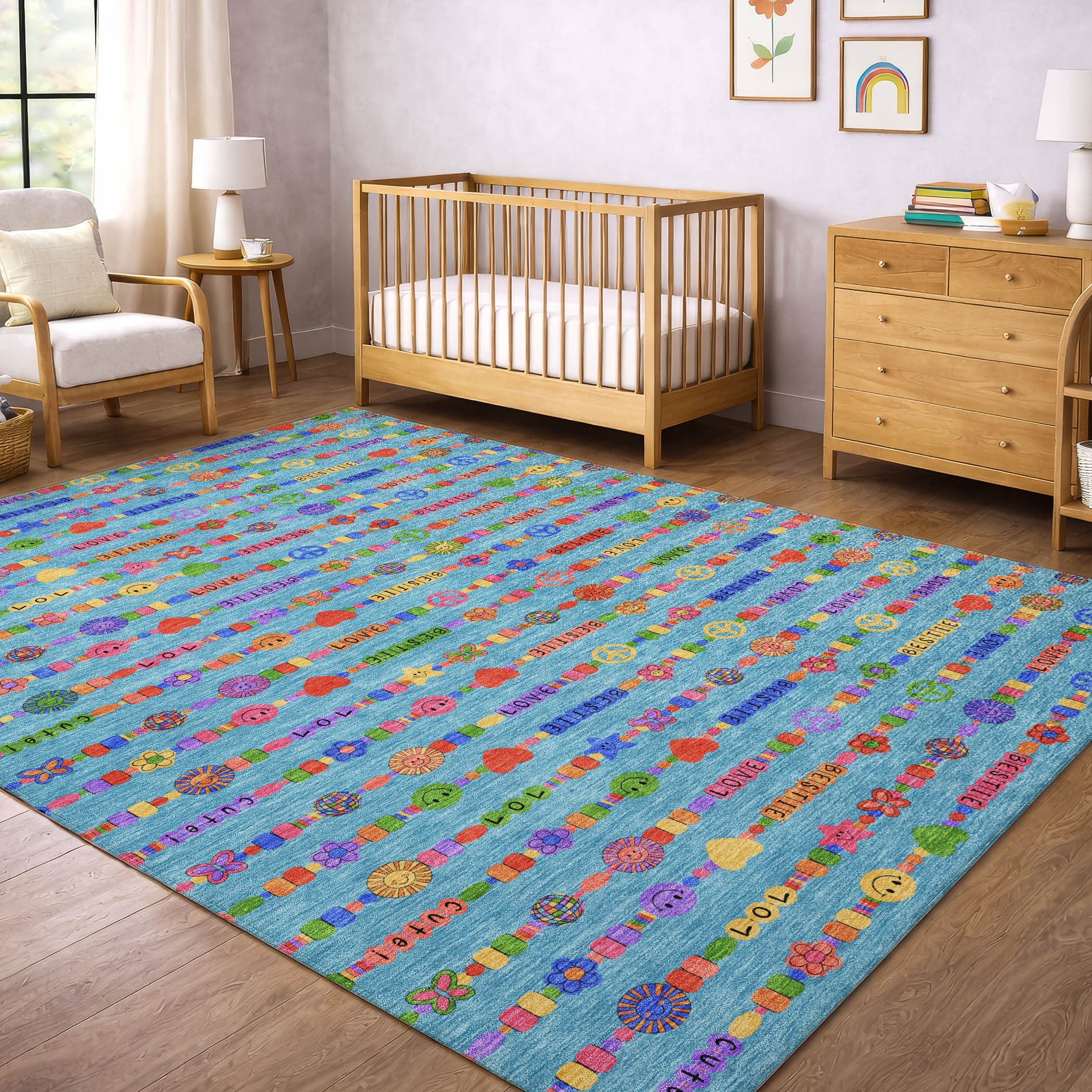 10' X 14' Teal Blue And Beige Geometric Washable Indoor Outdoor Area Rug Homeroots Outdoor