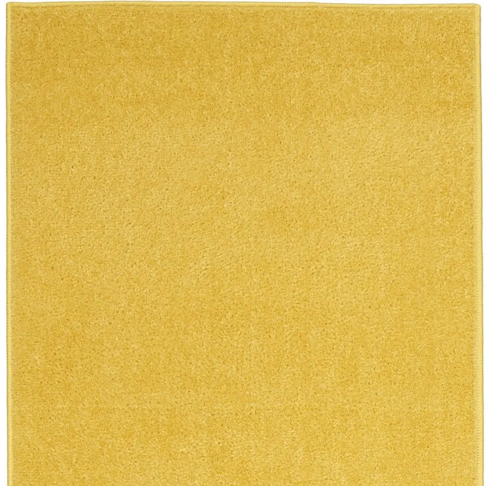10' Yellow Indoor Outdoor Runner Rug - GreatEagleInc