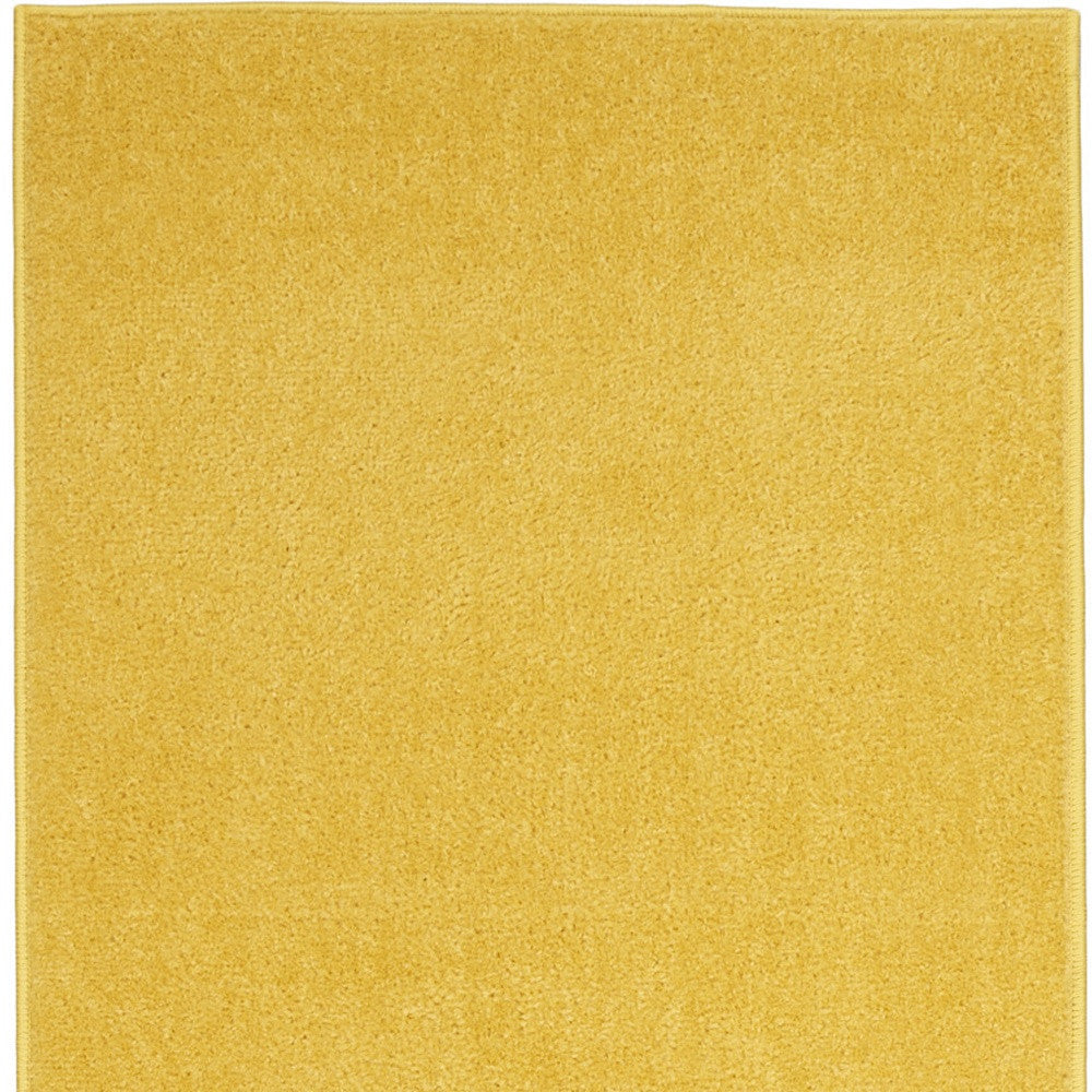 10' Yellow Indoor Outdoor Runner Rug - GreatEagleInc