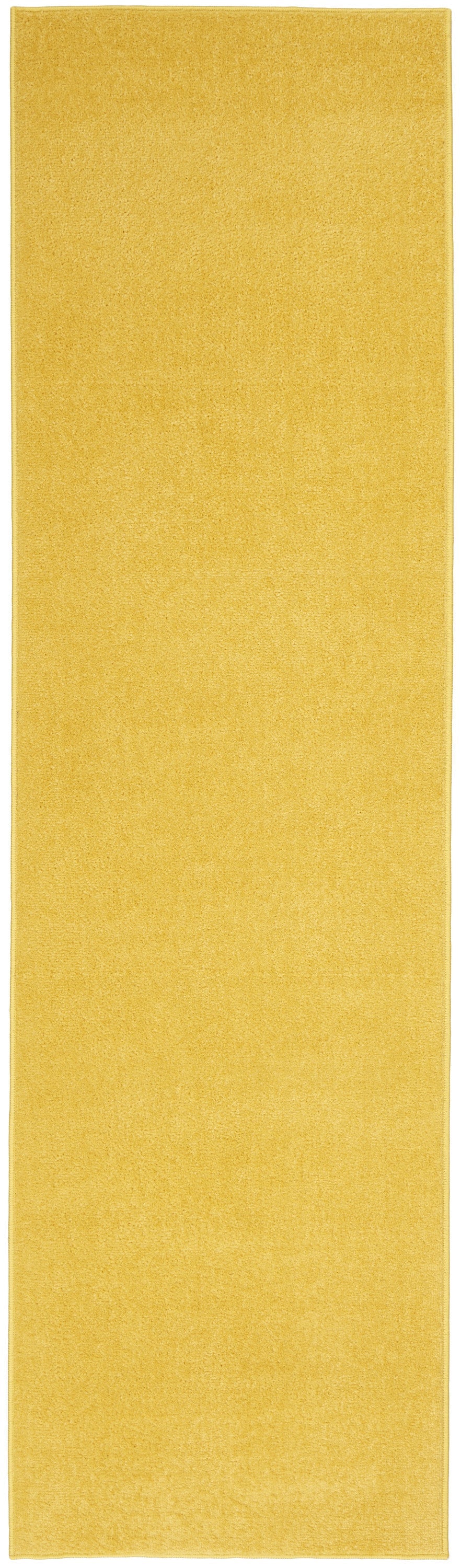 10' Yellow Indoor Outdoor Runner Rug - GreatEagleInc