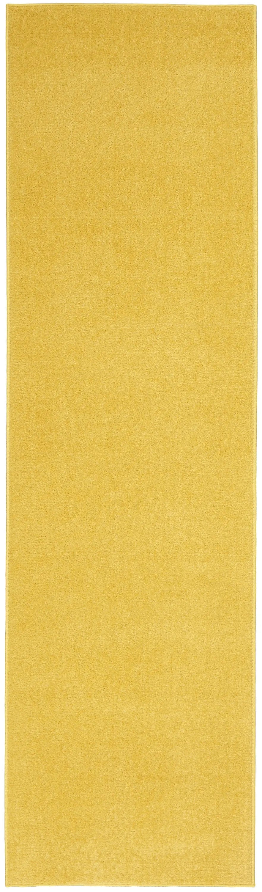 10' Yellow Indoor Outdoor Runner Rug - GreatEagleInc