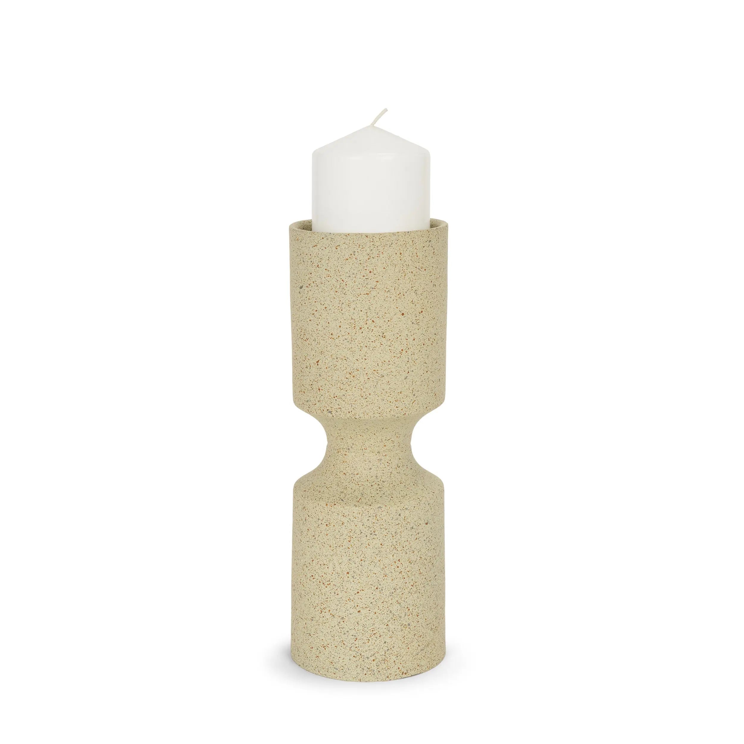 11" Beige Metal Tabletop Votive Candle Holder Homeroots Home Decor