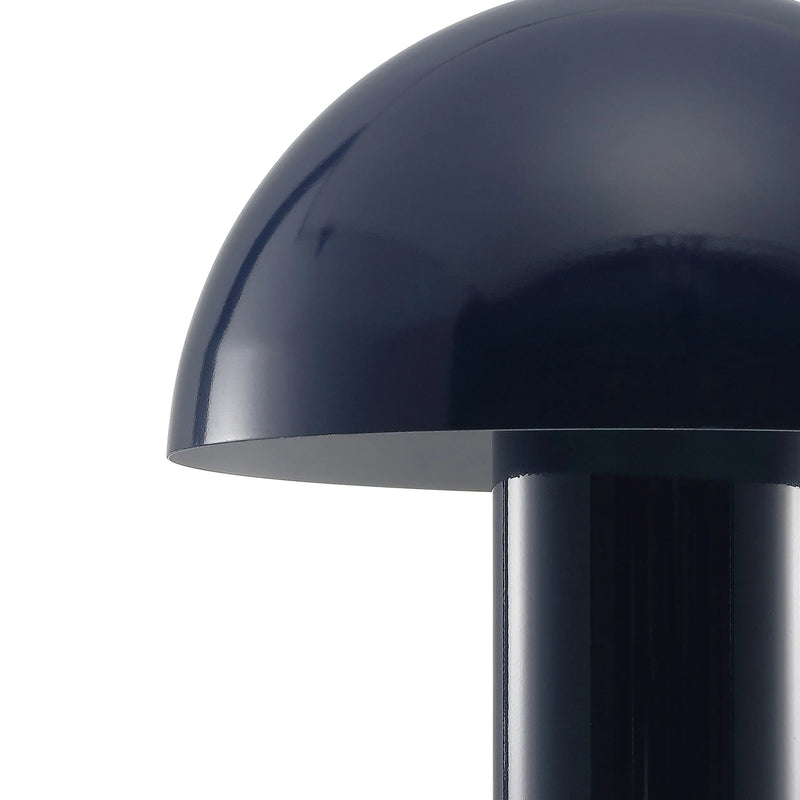 11" Blue Novelty USB Table Lamp With Globe Shade Homeroots Lighting