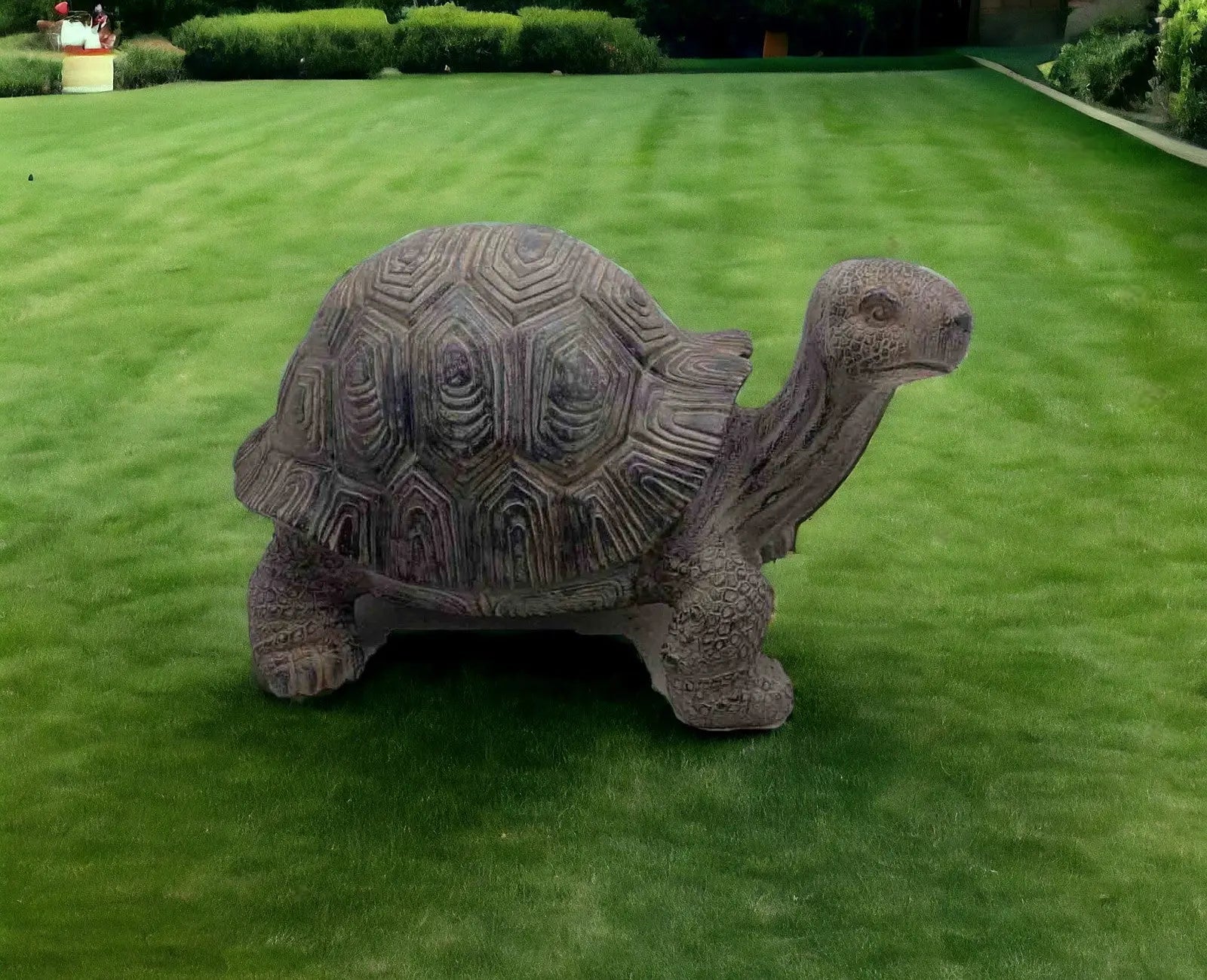 11" Dark Brown Tortoise Indoor Outdoor Statue Homeroots Outdoor