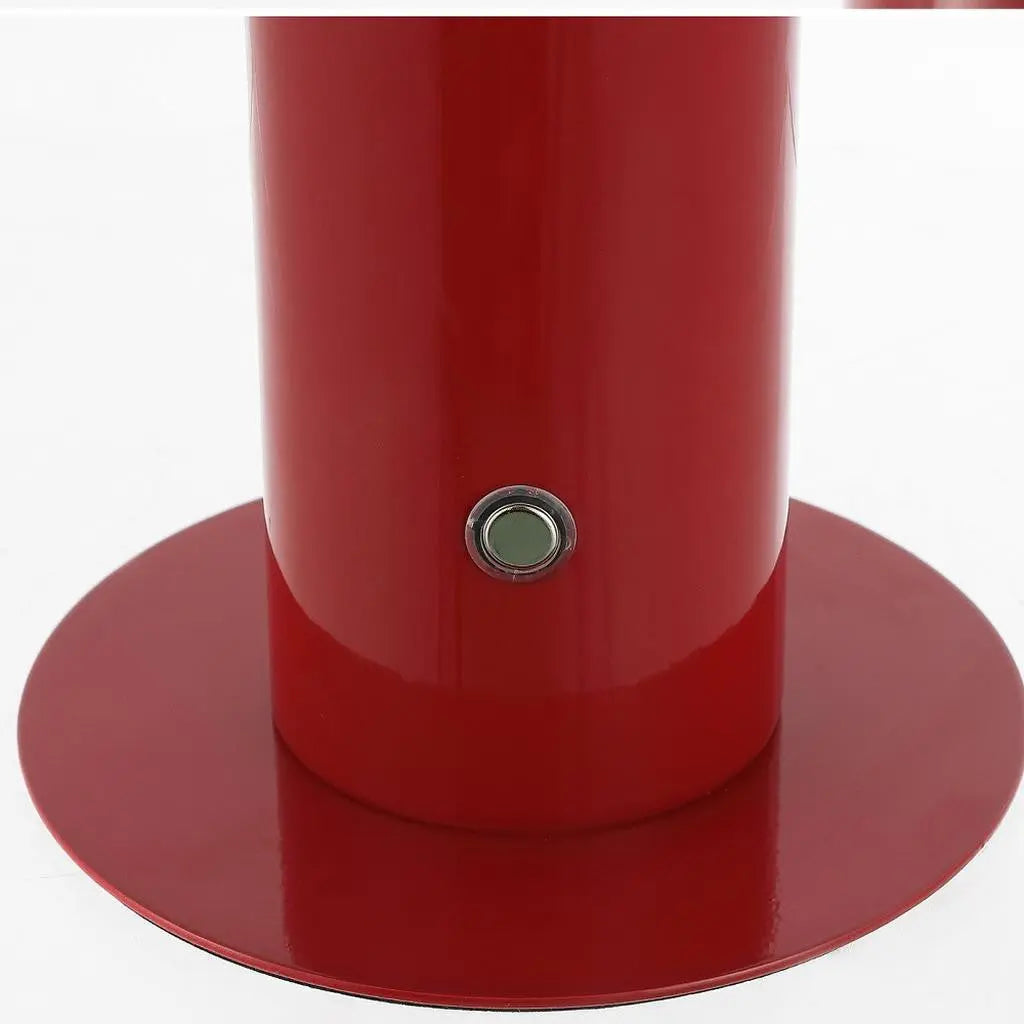 11" Red Novelty USB Table Lamp With Globe Shade Homeroots Lighting