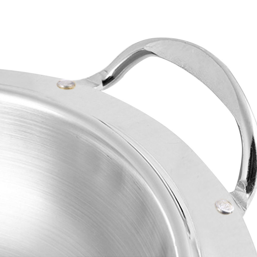 11" Silver Stainless Steel Chafing Dish With Stand Homeroots Kitchen & Dining
