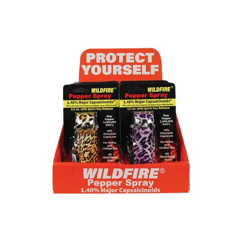 12 Wildfire 1/2Oz Fashion Leatherette 3 Lbp, 3 Lbo, 3 Cby, 3 Cbp With Counter Display Safety Technology