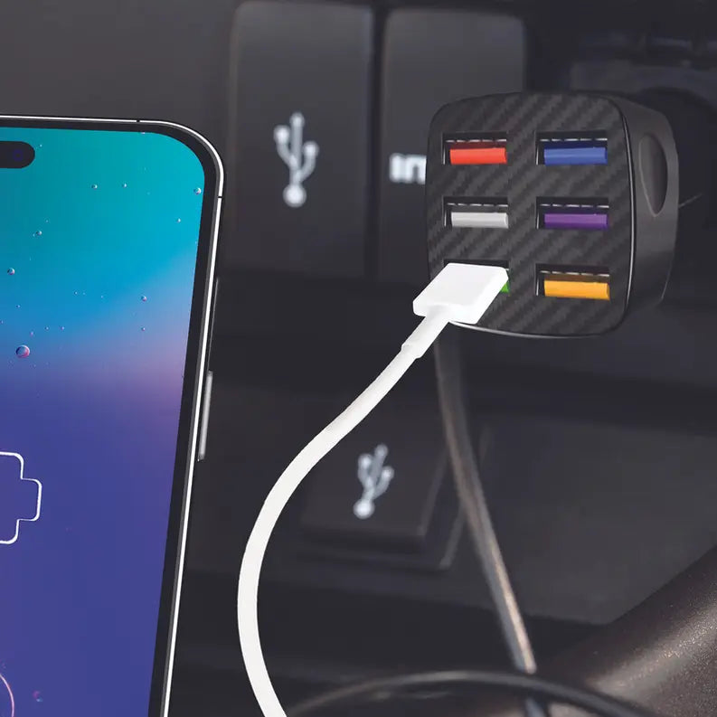 12V USB-A 18 Watt Car Charger - Black CIAO Tech