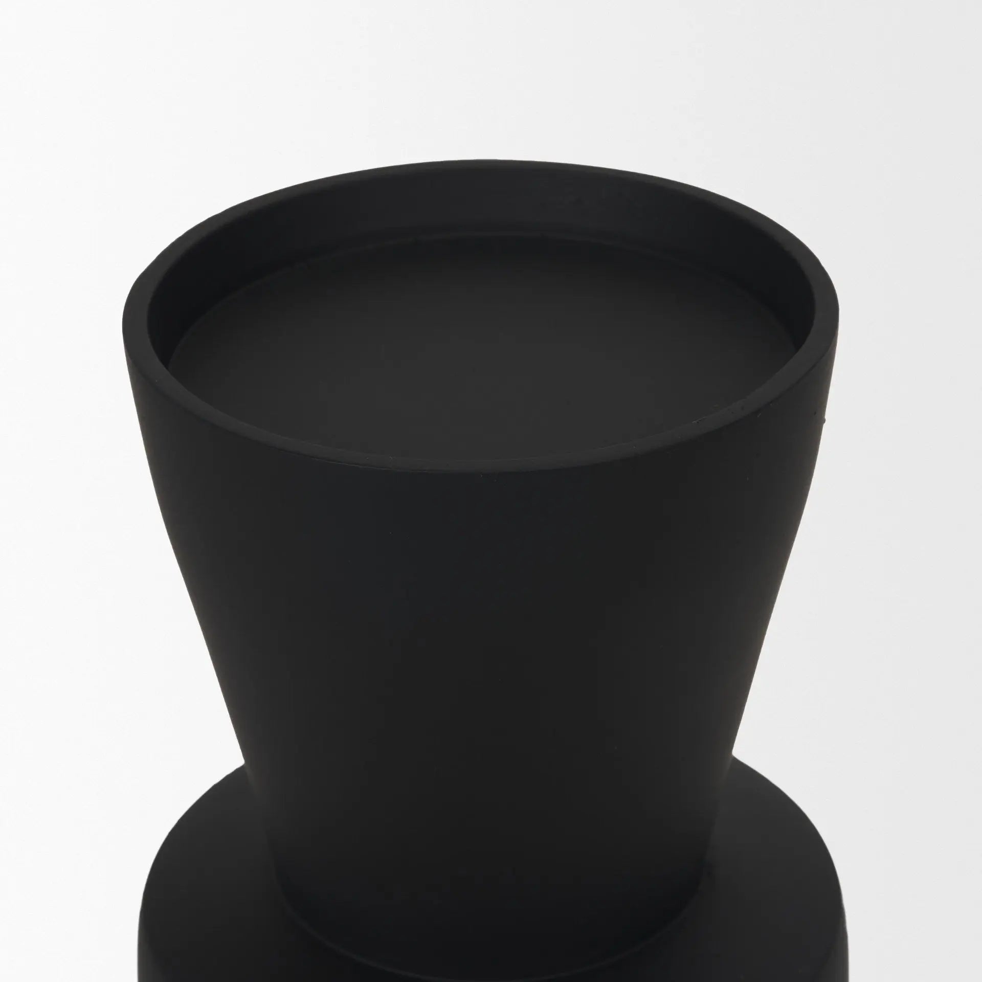 12" Black Metal Tabletop Votive Candle Holder Homeroots Home Decor