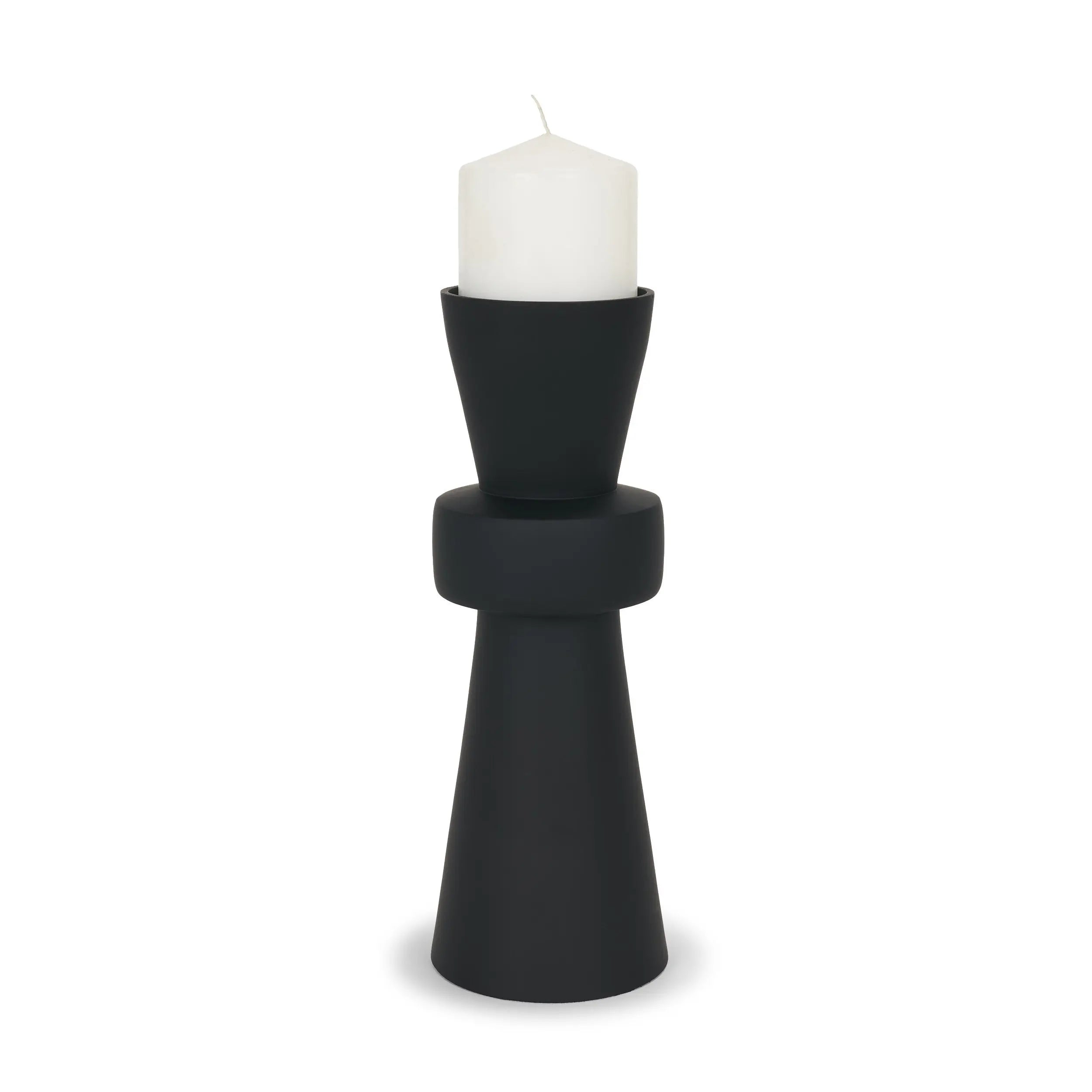12" Black Metal Tabletop Votive Candle Holder Homeroots Home Decor
