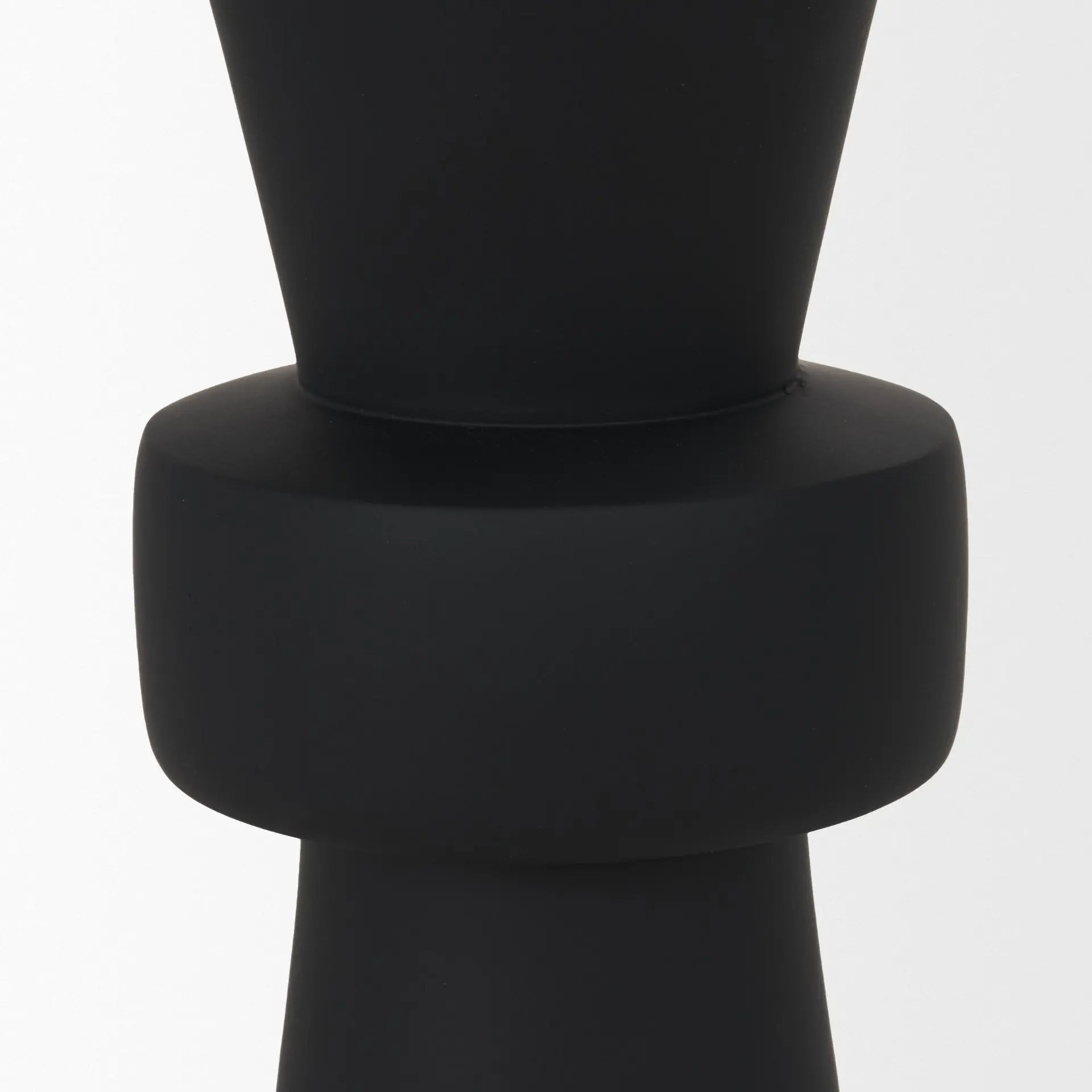 12" Black Metal Tabletop Votive Candle Holder Homeroots Home Decor