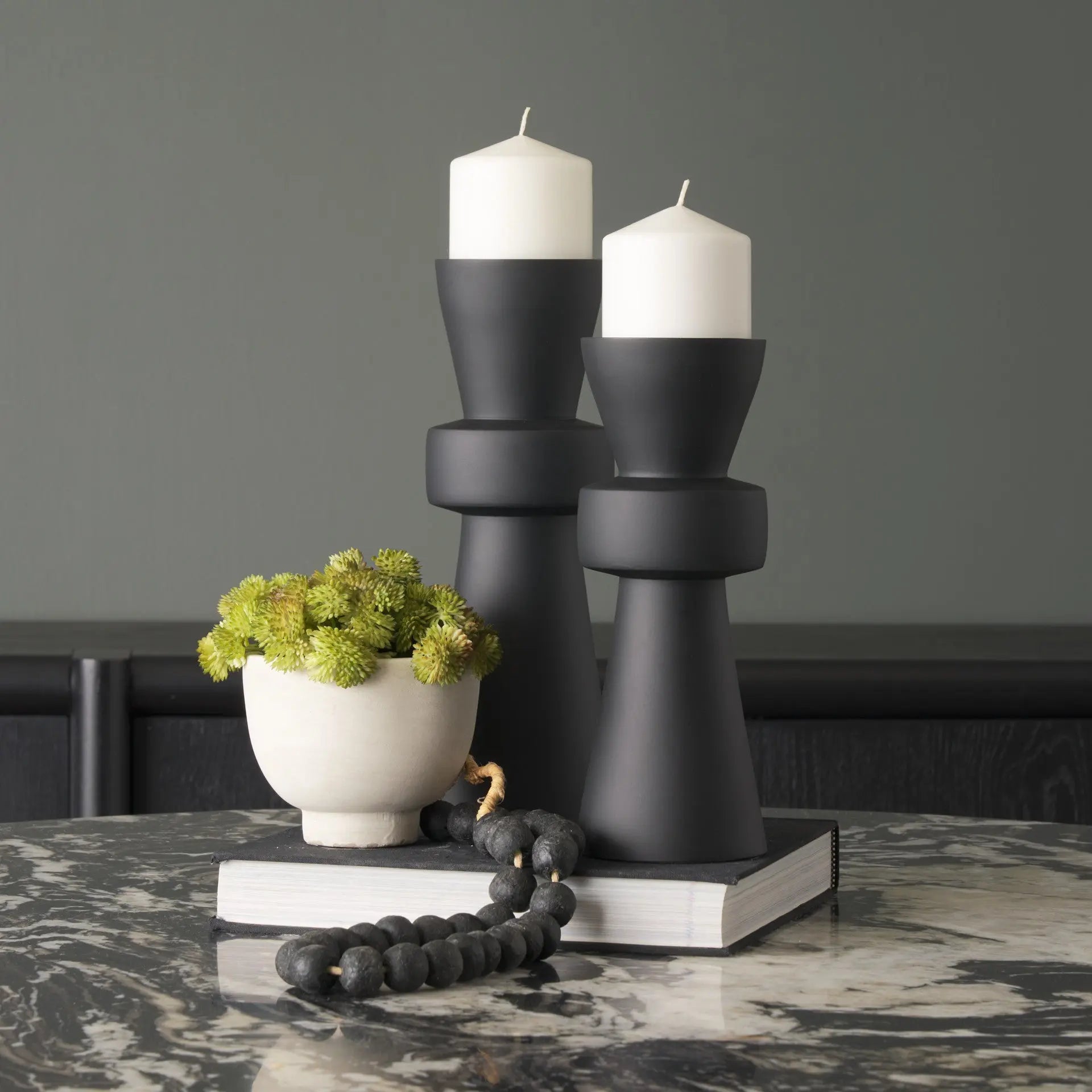 12" Black Metal Tabletop Votive Candle Holder Homeroots Home Decor