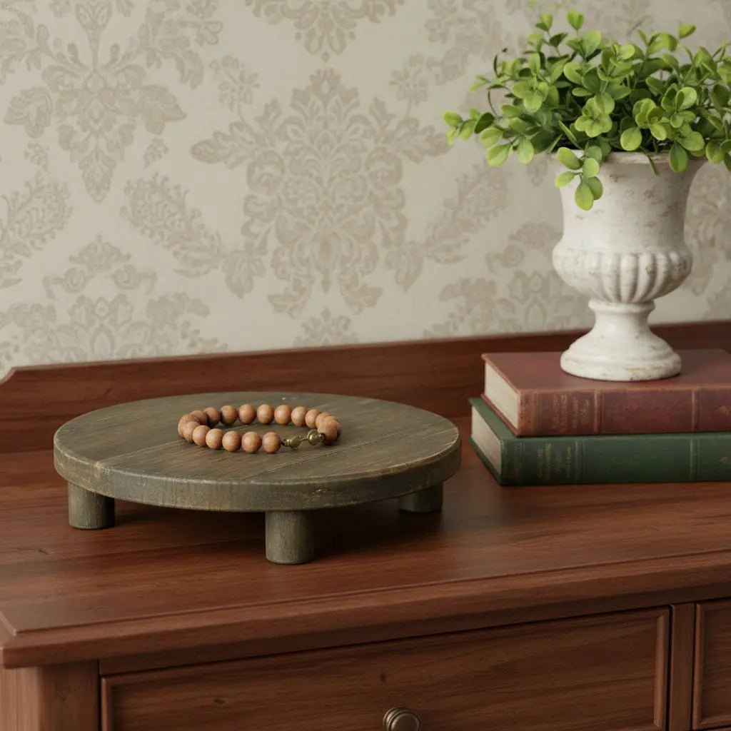 12" Brown Solid Wood Desk Organizer Homeroots Office