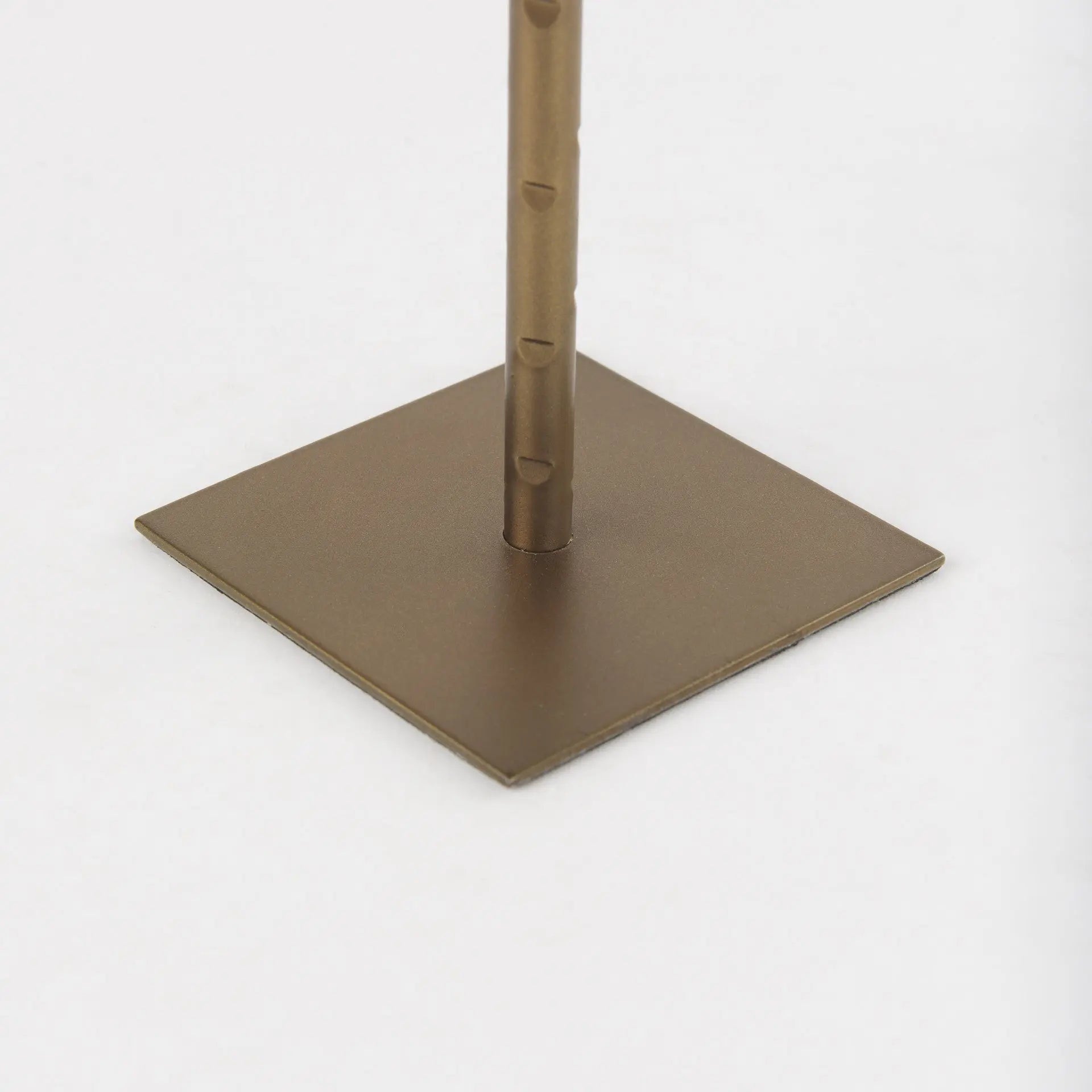 12" Gold Metal Floor Taper Candlestick Homeroots Home Decor