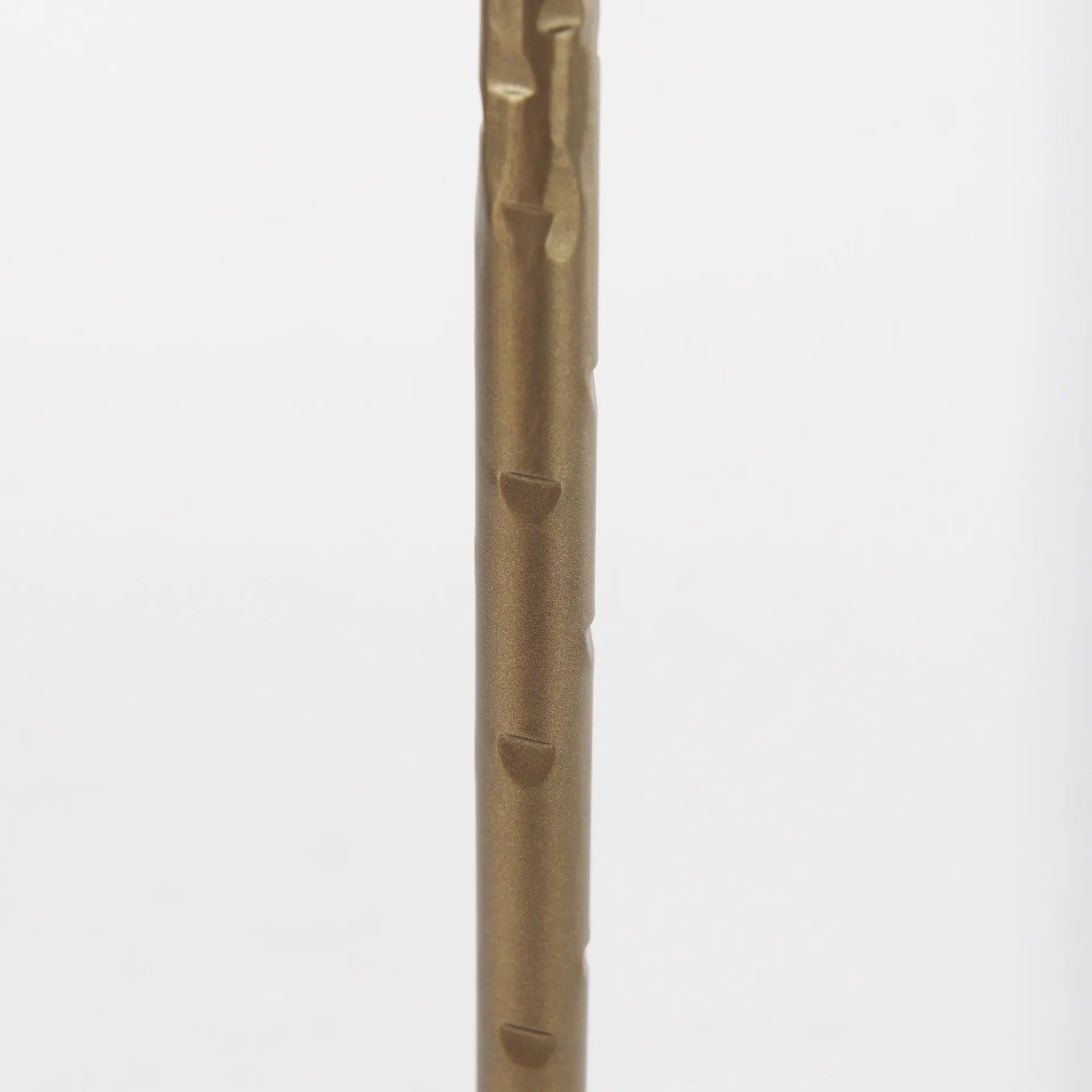 12" Gold Metal Floor Taper Candlestick Homeroots Home Decor