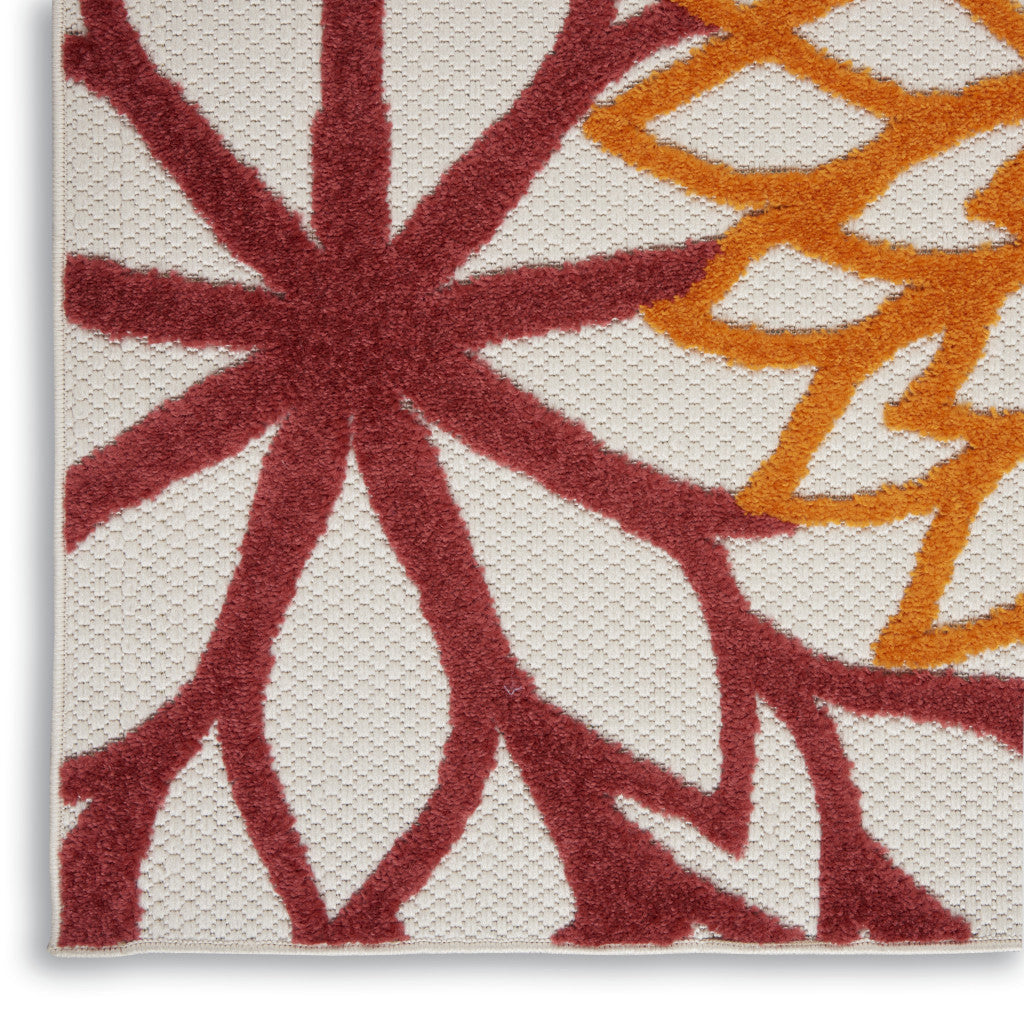 12' Red Indoor Outdoor Runner Rug - GreatEagleInc