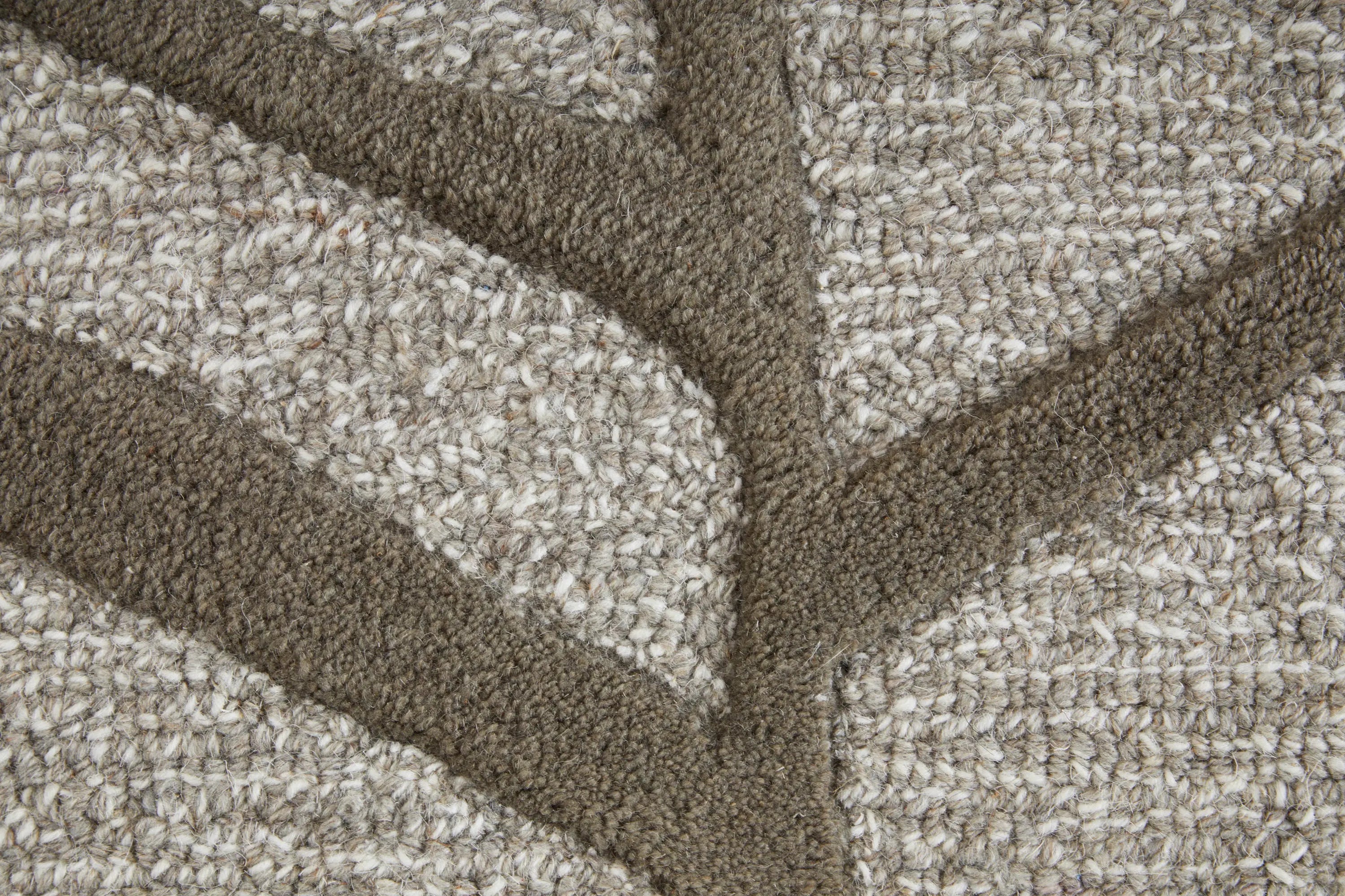 12' X 15' Blue And Ivory Wool Abstract Hand Tufted Area Rug Homeroots Home Decor