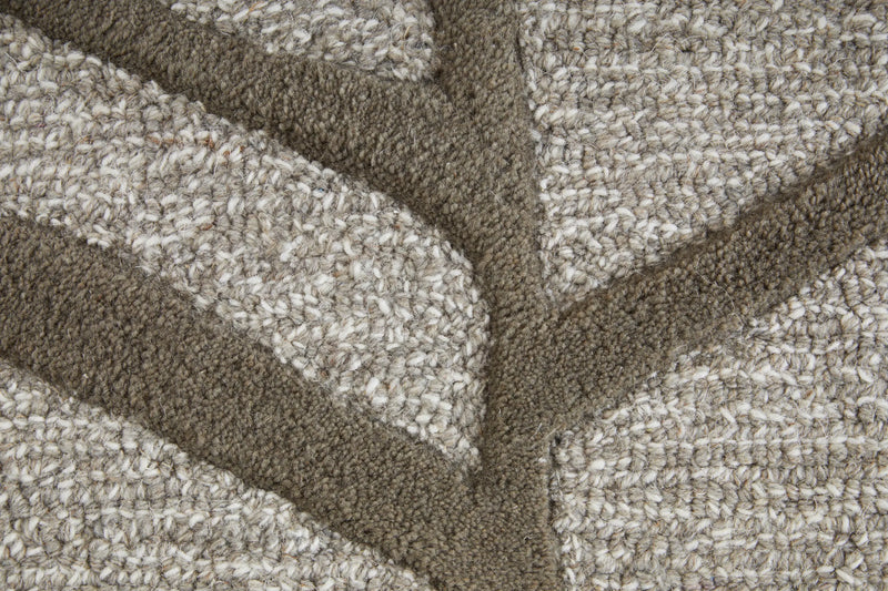 12' X 15' Blue And Ivory Wool Abstract Hand Tufted Area Rug Homeroots Home Decor