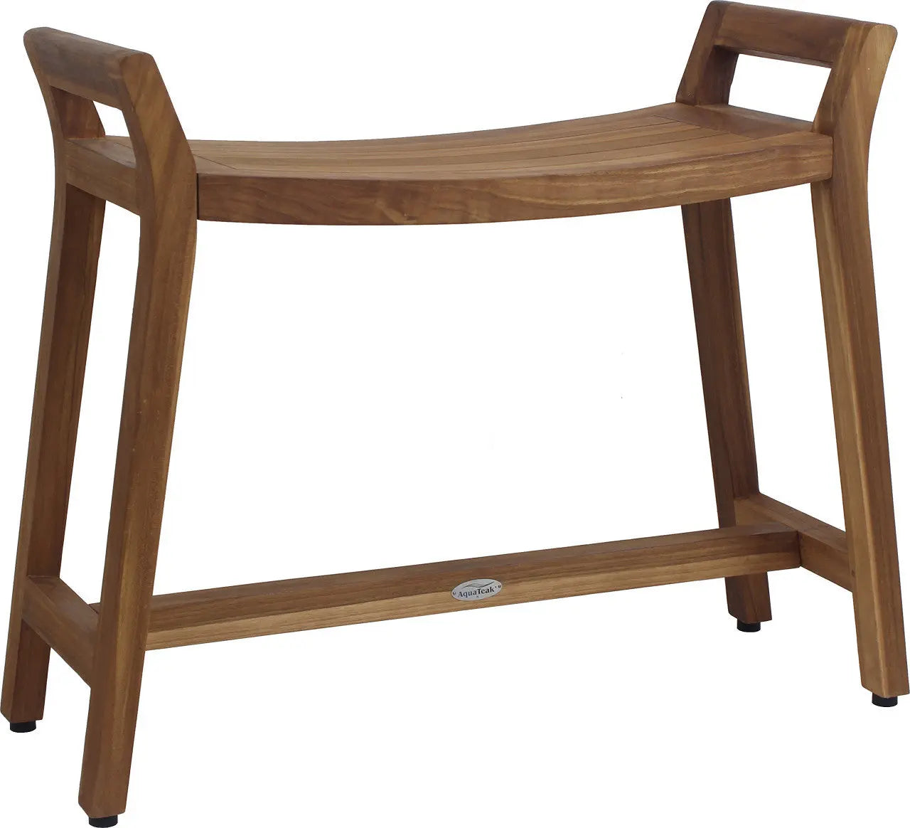 12" X 32" Brown Teak Rectangular Shower Bench Homeroots Bed & Bath