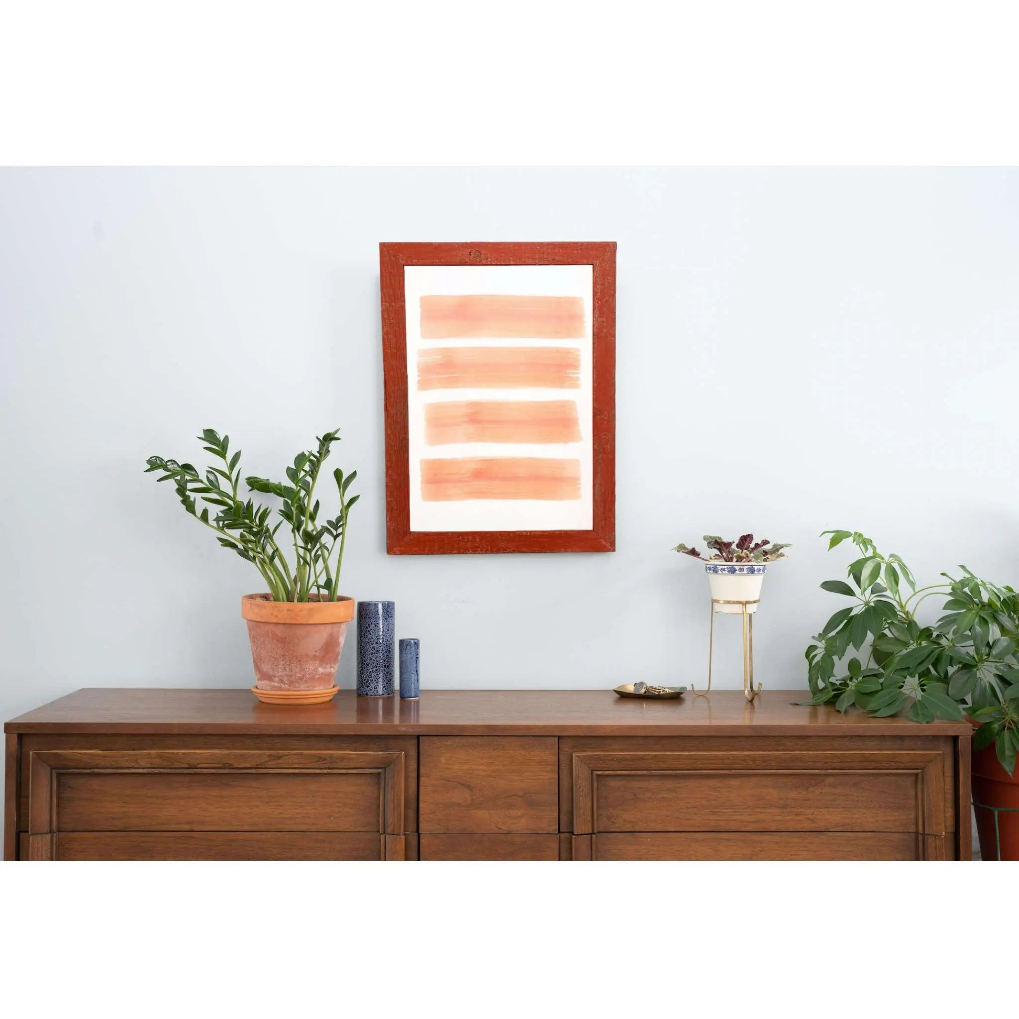 12" x 12" Red Solid Wood Tabletop Picture Frame - GreatEagleInc