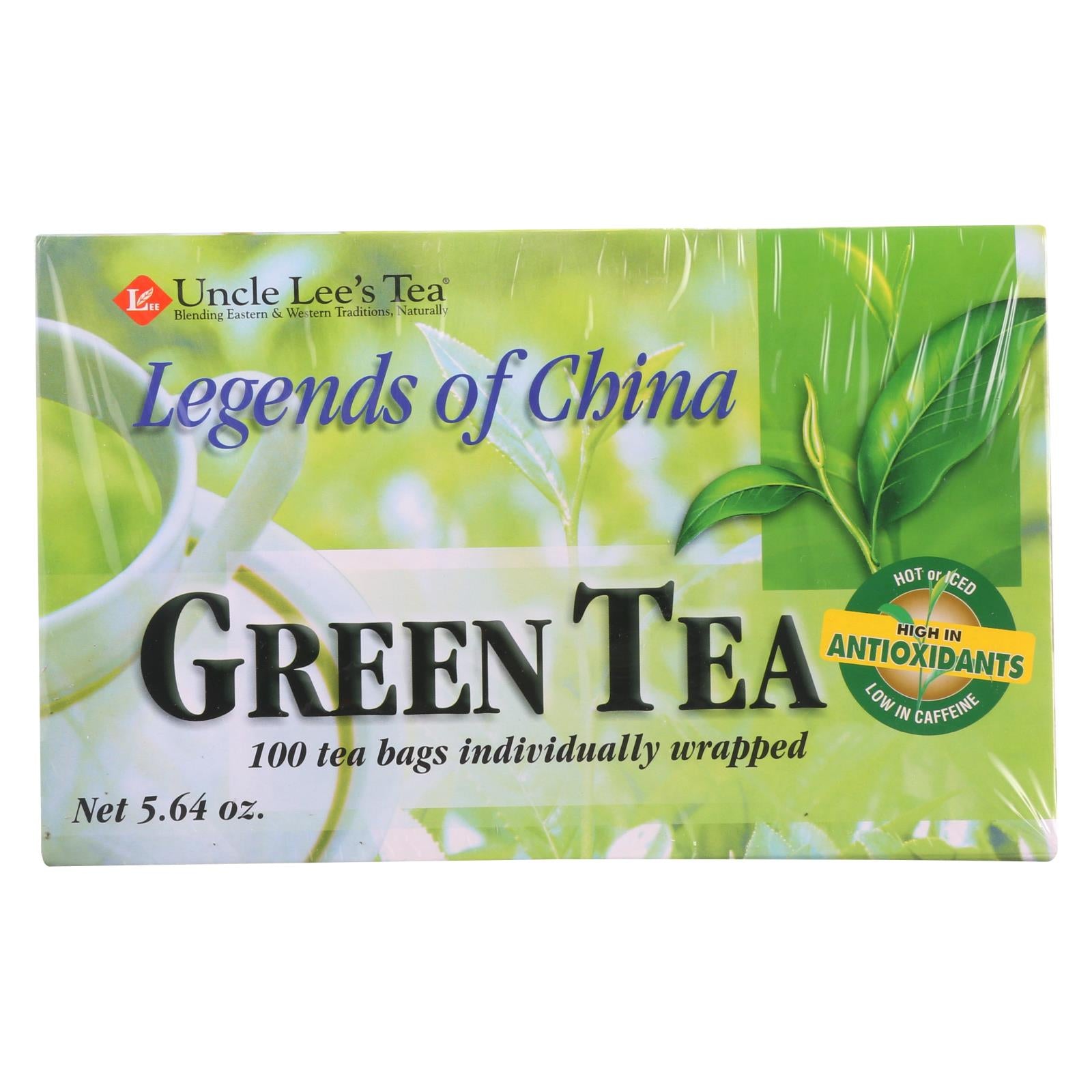 Uncle Lee's Legends Of China Green Tea - 100 Tea Bags - GreatEagleInc