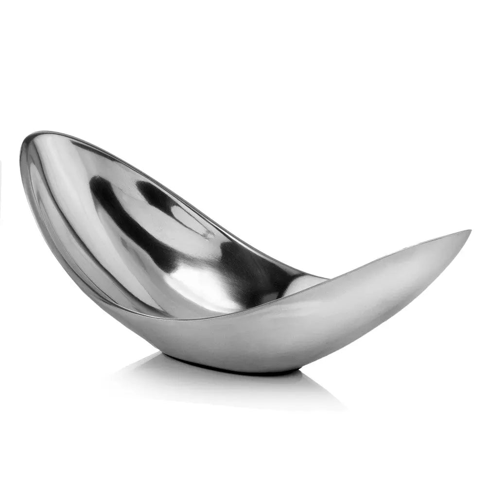 13" Aluminum Modern Twisted Centerpiece Bowl Homeroots Kitchen & Dining