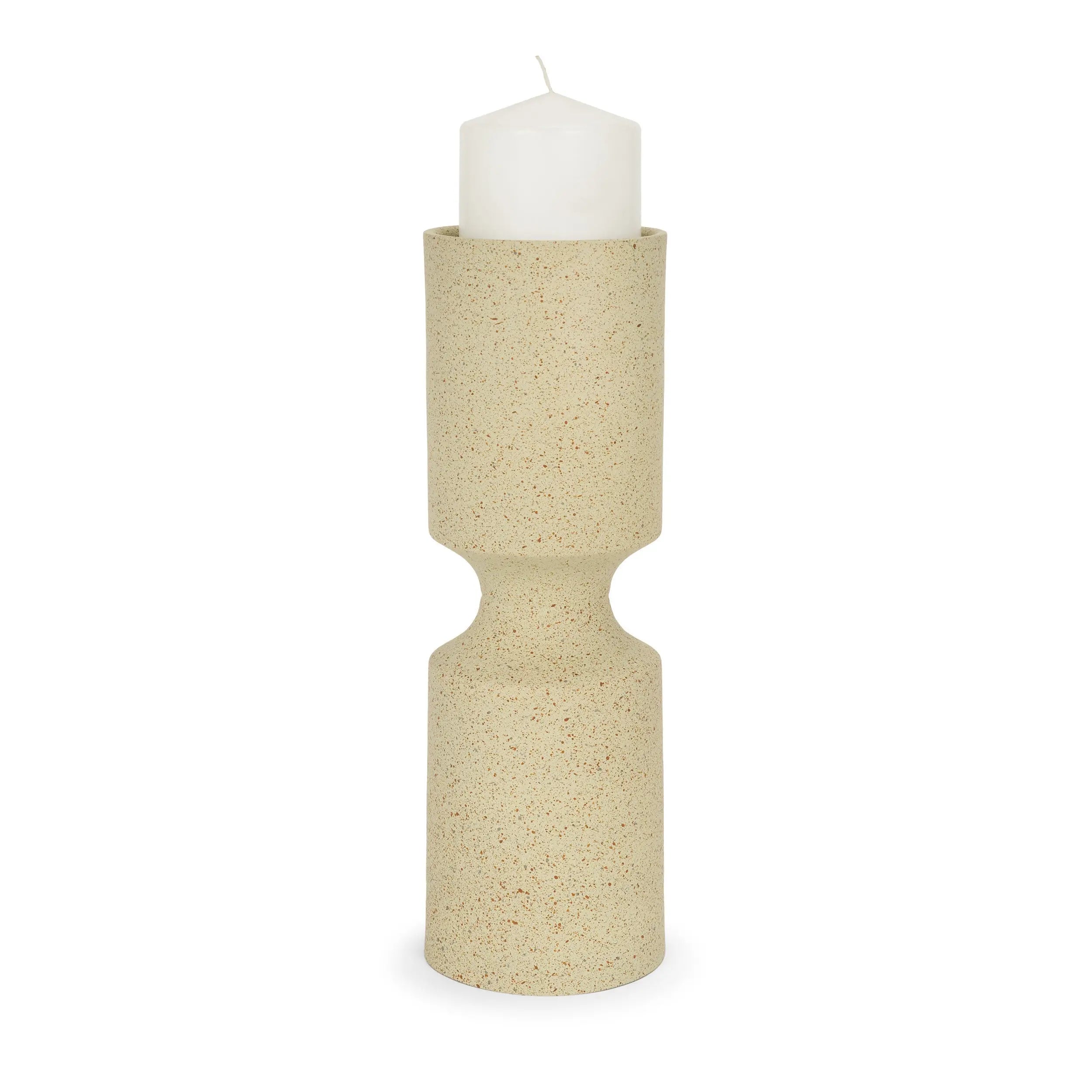 13" Beige Metal Tabletop Votive Candle Holder Homeroots Home Decor