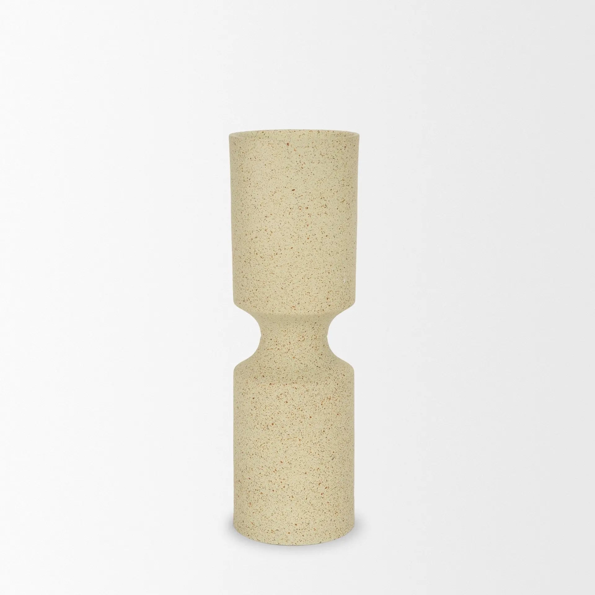 13" Beige Metal Tabletop Votive Candle Holder Homeroots Home Decor