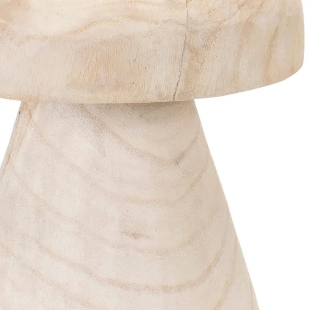 13" Beige Solid and Manufactured Wood Floral Bouquet Garden Accents Accessories Homeroots Outdoor