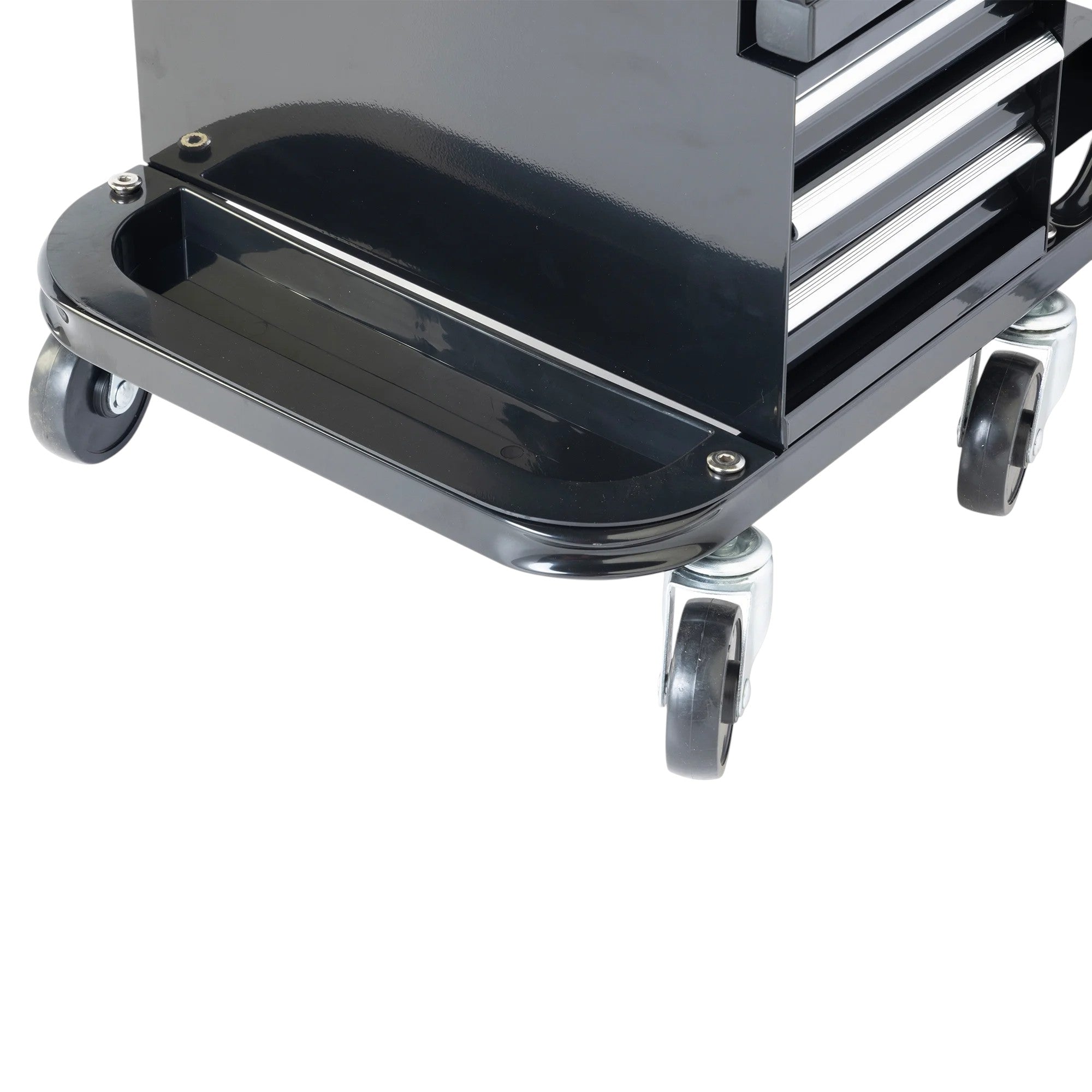 13" Black Multi-Tier Steel Rolling Cabinet With Lid - GreatEagleInc