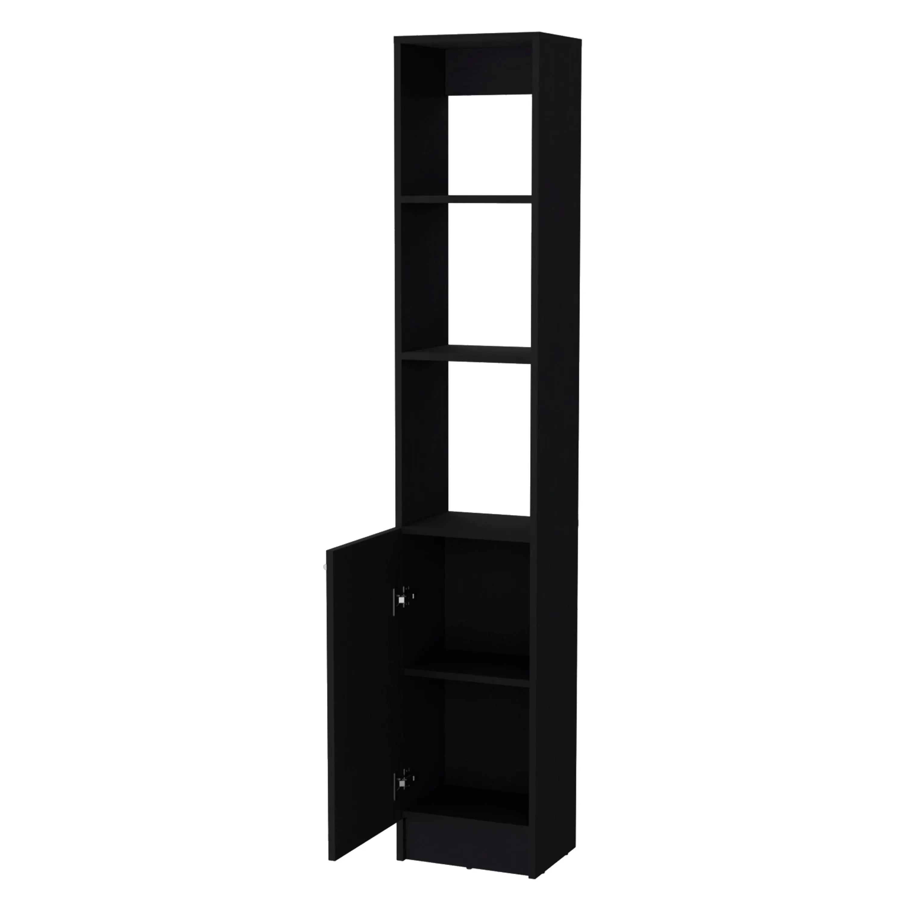 13" Black Wood Freestanding Single Door Bathroom Vanity Homeroots Bed & Bath