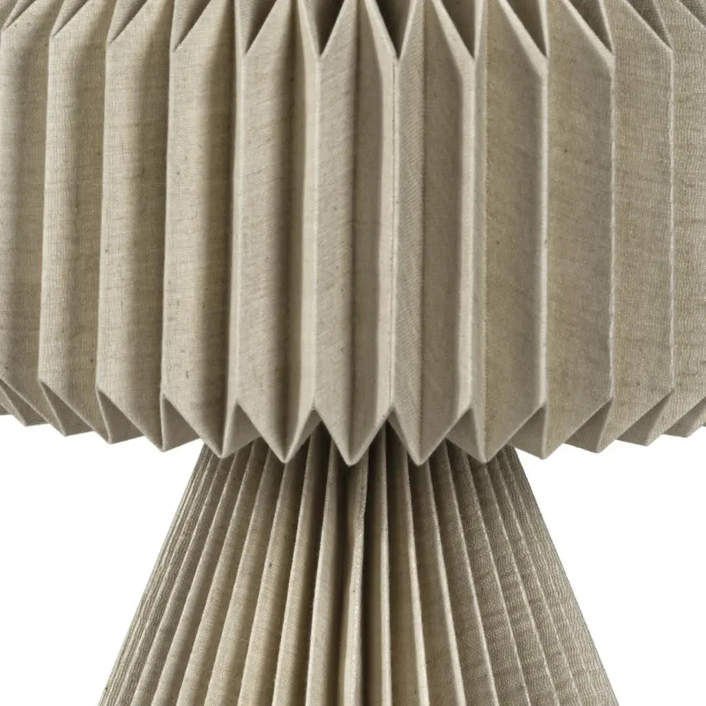 13" Natural Geometric Bedside Lamp With Cylinder Shade Homeroots Lighting
