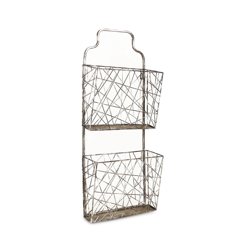 13" Silver Multi-Tier Metal Additional Accessory Homeroots Office