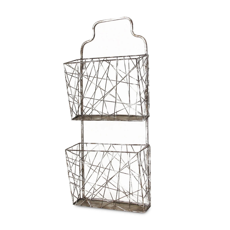 13" Silver Multi-Tier Metal Additional Accessory Homeroots Office