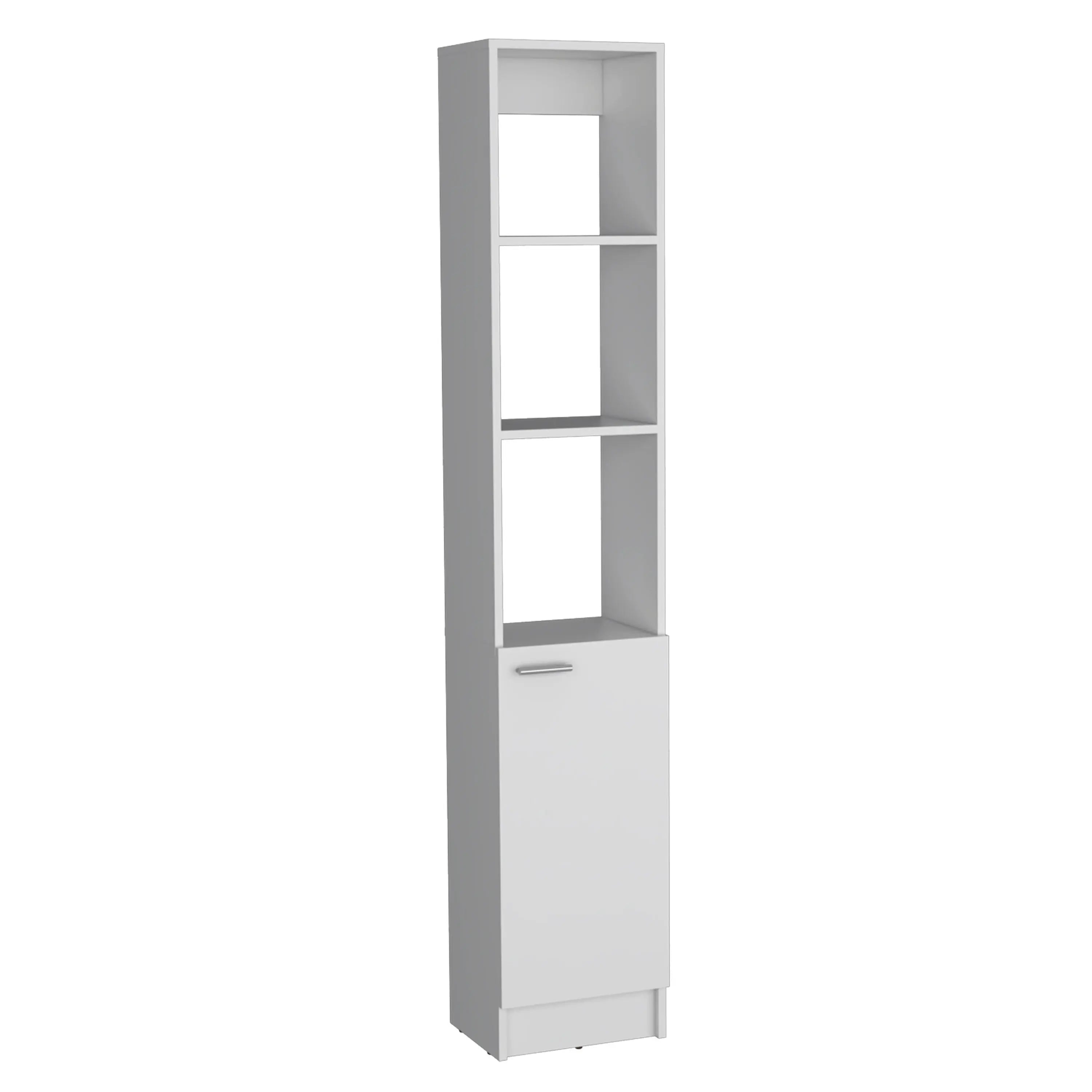 13" White Wood Freestanding Single Door Bathroom Vanity Homeroots Bed & Bath