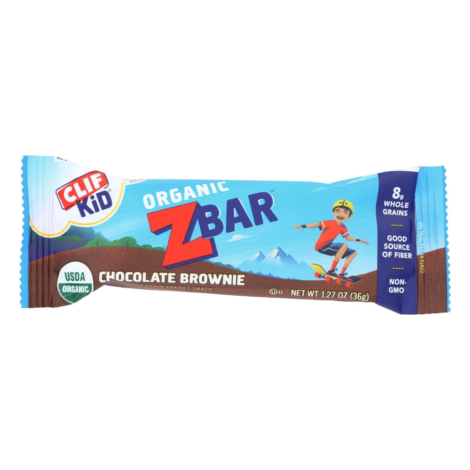 Clif Bar Zbar - Organic Chocolate Brownie - Case Of 18 - 1.27 Oz Clif Bar