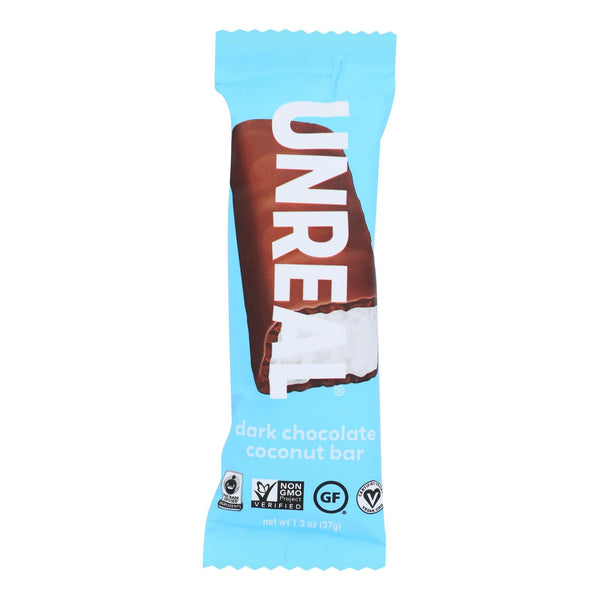 Unreal - Bar Dark Chocolate Coconut - Case Of 12-1.3 Oz Unreal