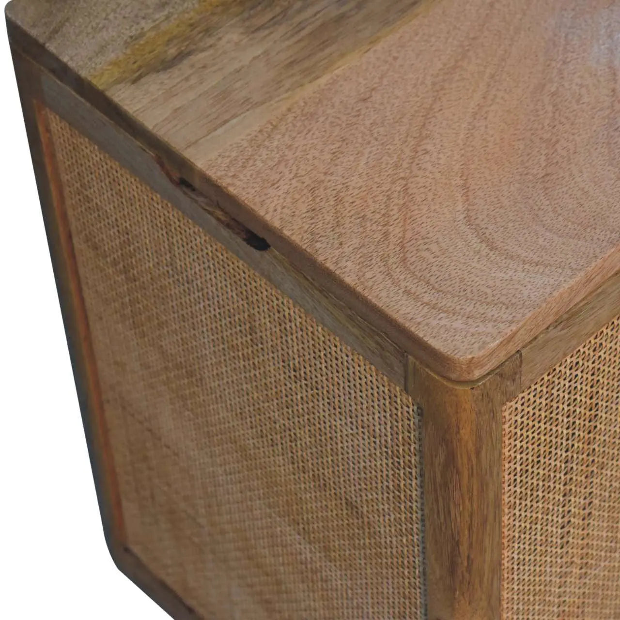 14" Brown Solid Wood Storage Bench Homeroots Outdoor
