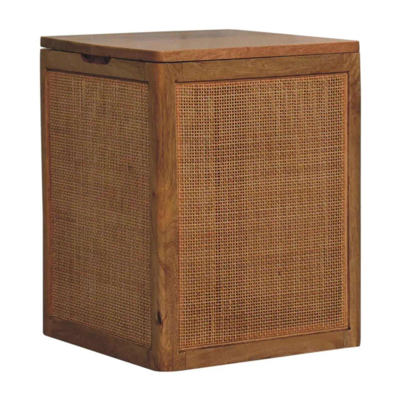 14" Brown Solid Wood Storage Bench Homeroots Outdoor