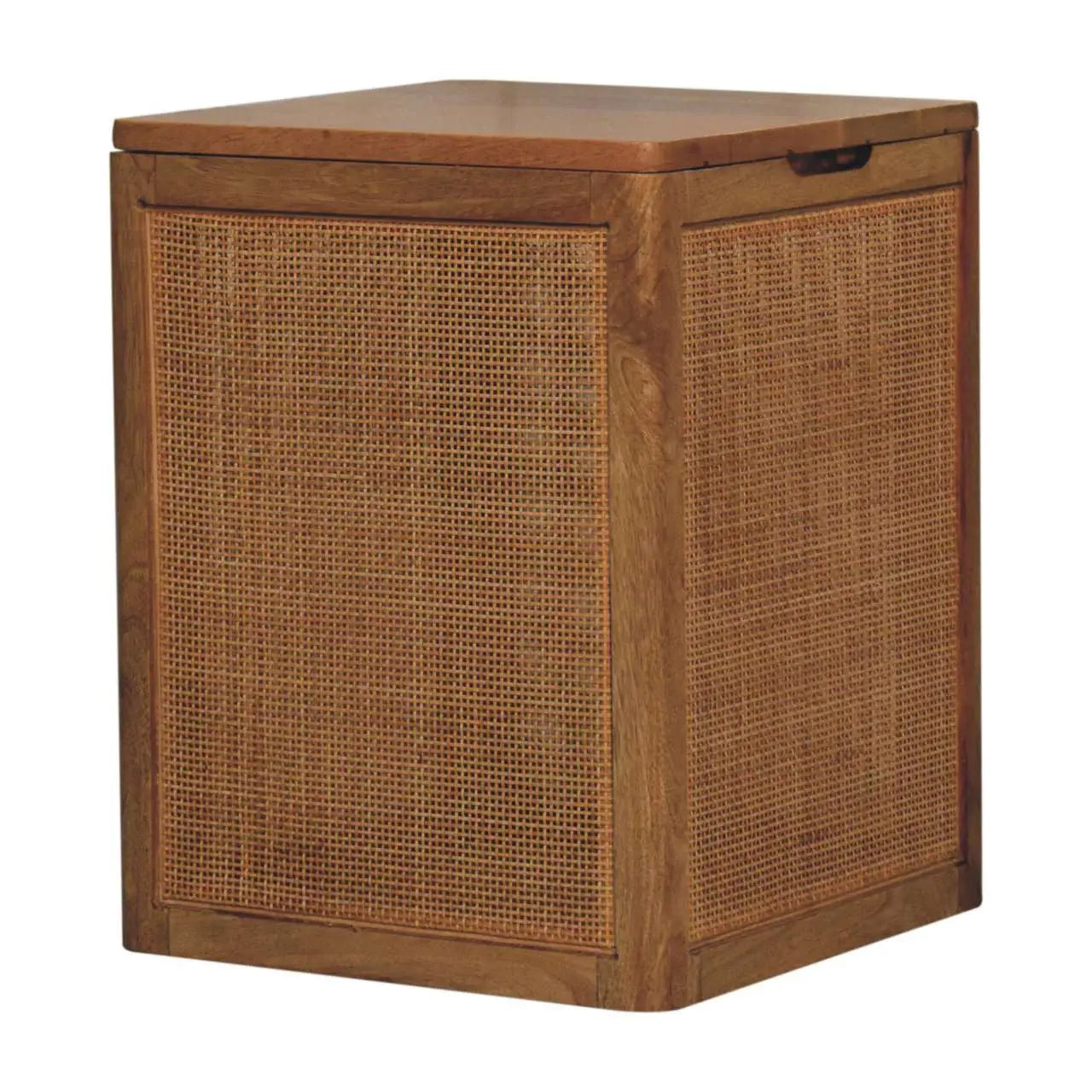 14" Brown Solid Wood Storage Bench Homeroots Outdoor