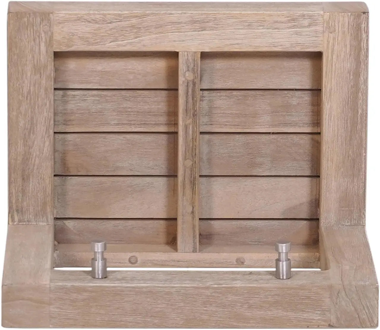 14" Brown Wood Wall Mounted Bathroom Shelves Homeroots Organization