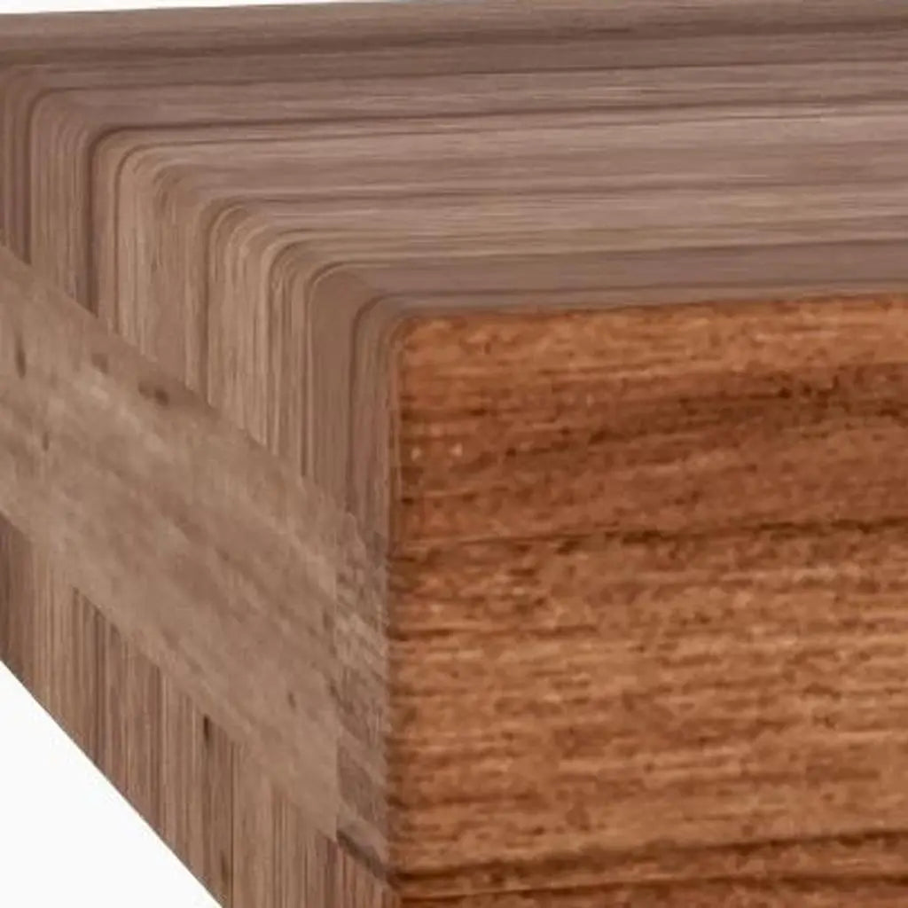 14" Brown Wood Wall Mounted Bathroom Shelves Homeroots Organization