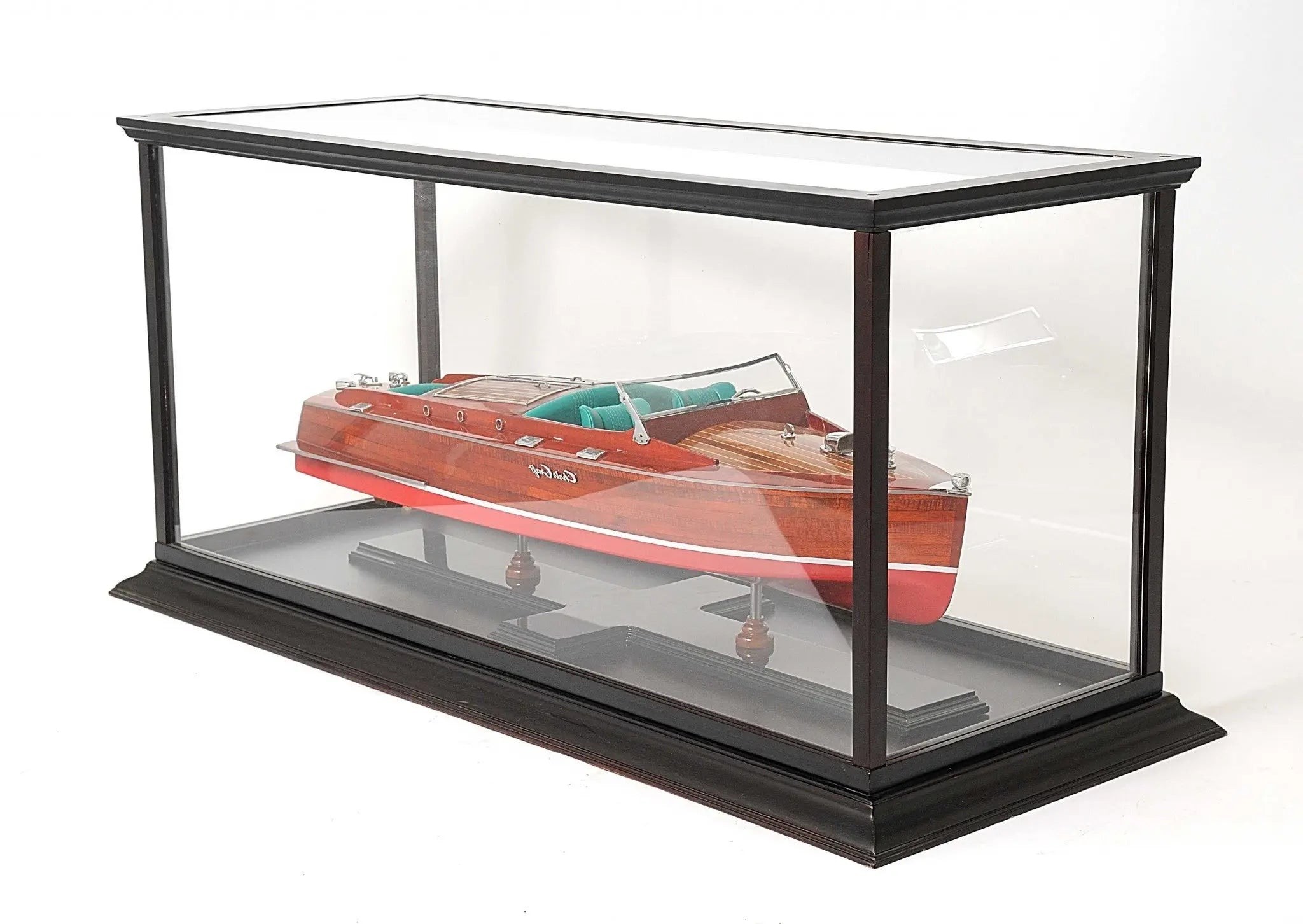 14" X 37.5" X 15" Display Case For Speed Boat Homeroots Kitchen & Dining