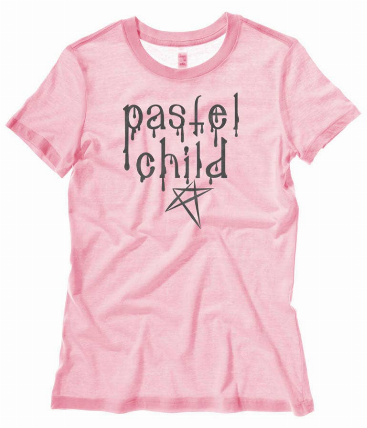 "Pastel Child" Pastel Goth Women's T-Shirt - GreatEagleInc