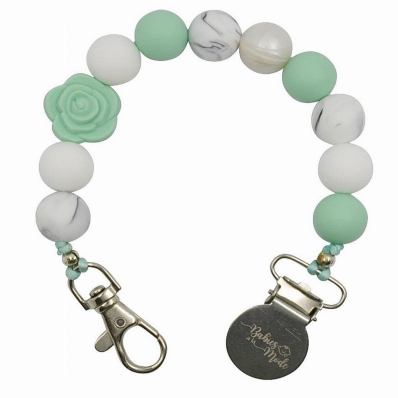 Pacifier Clip Babies a la Mode