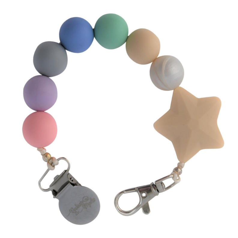 Pacifier Clip Babies a la Mode