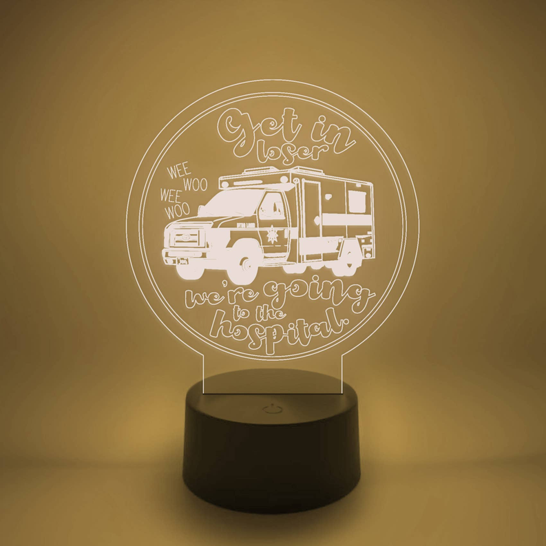 Ambulance LED Desk Lamp | Funny EMS Gift for EMT The 308 Collective